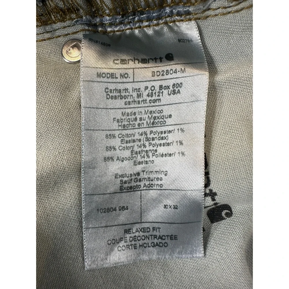 Carhartt Mens Rugged Flex Straight Jeans 102804 NWT 30x32 Blue BD2804-M
